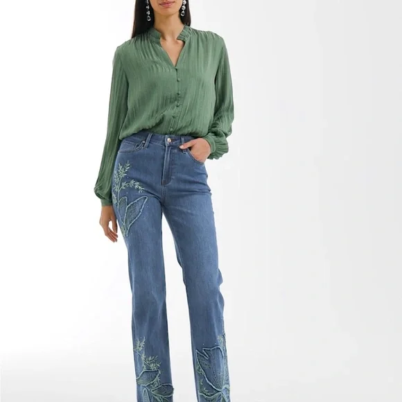 Chico’s Fernanda Indigo Jeans, NWT - Picture 3 of 15